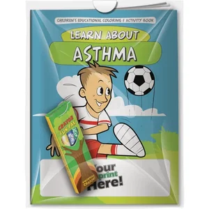 Learn About Asthma Coloring Book & Crayons Combo Pack