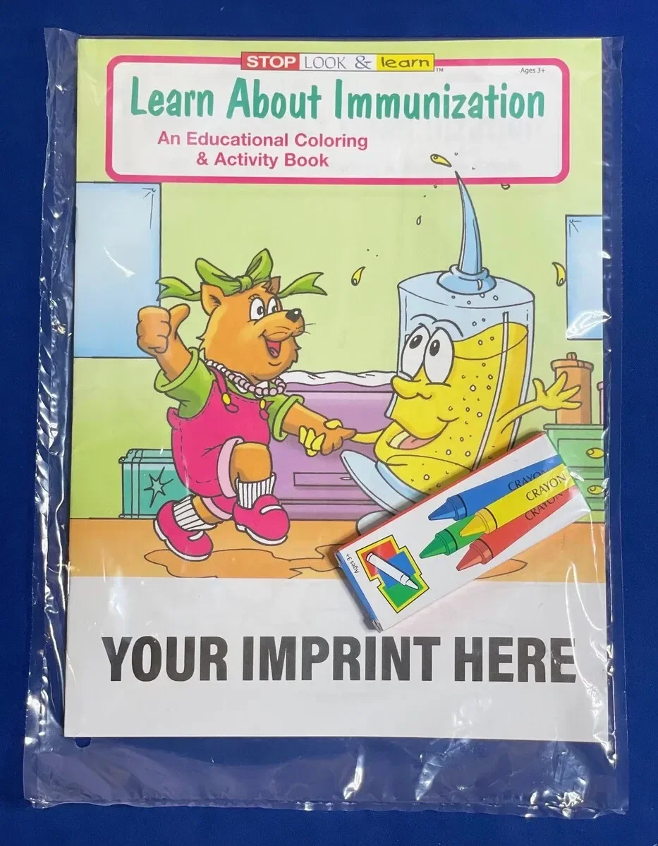 Learn About Immunization Coloring & Activity Book — view 2
