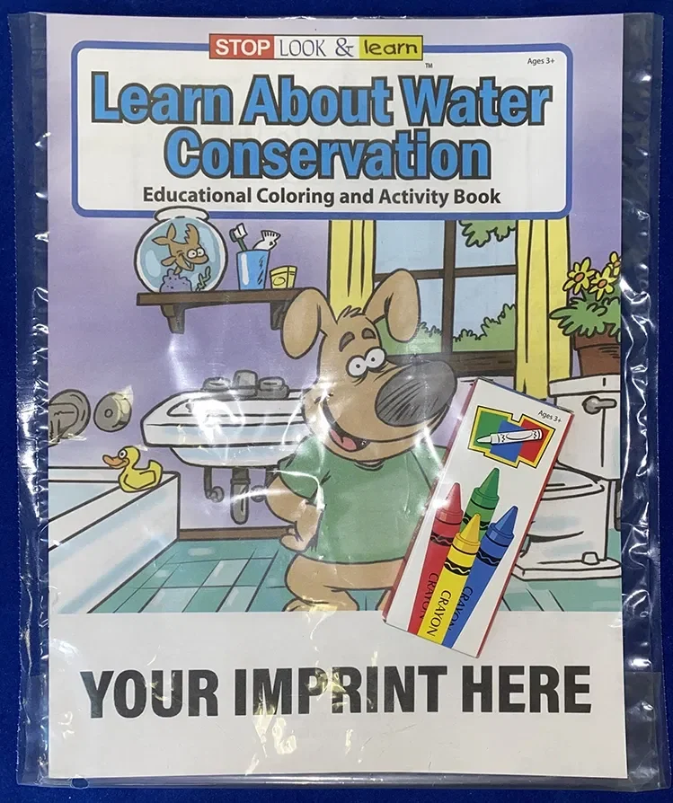 Learn About Water Conservation Coloring & Activity Book — view 3