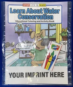 Learn About Water Conservation Coloring & Activity Book
