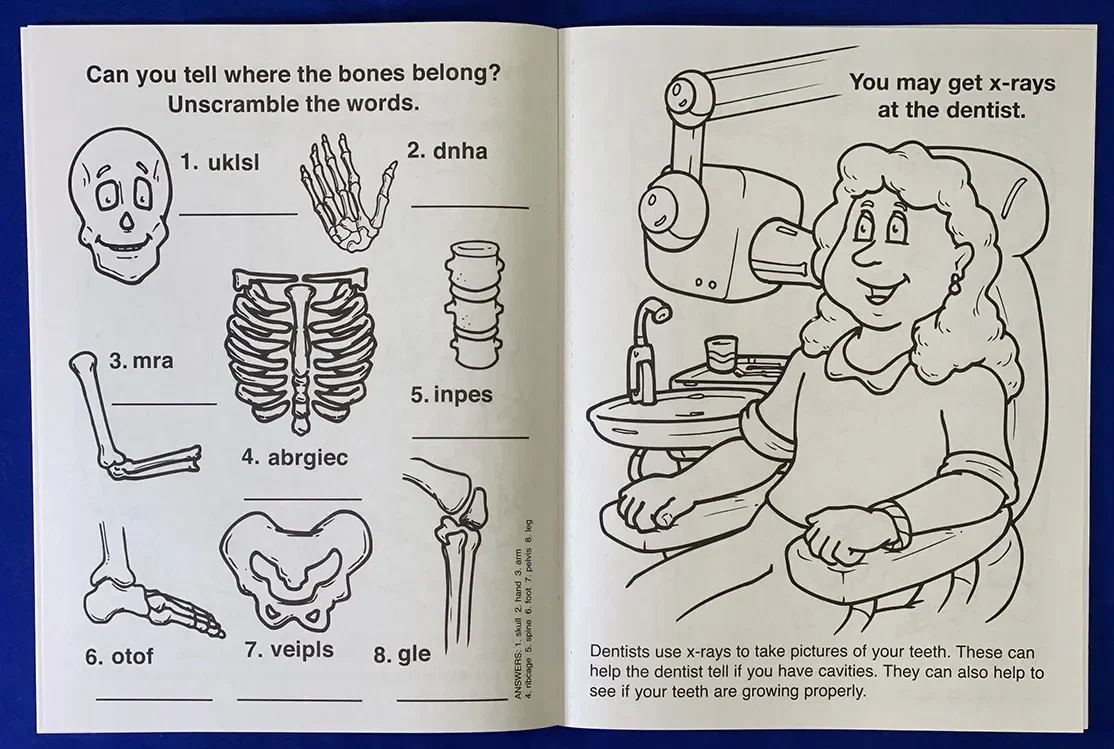 Learn About X-Rays Coloring & Activity Book — view 2