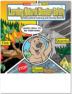Learning Natural Disaster Safety Coloring Book