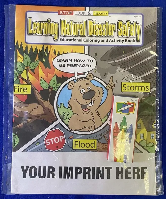 Learning Natural Disaster Safety Coloring Book — view 3