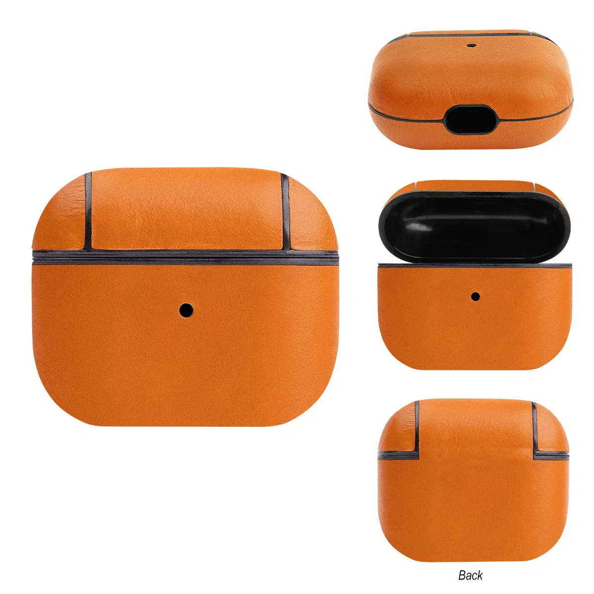 Closed case viewed from the side