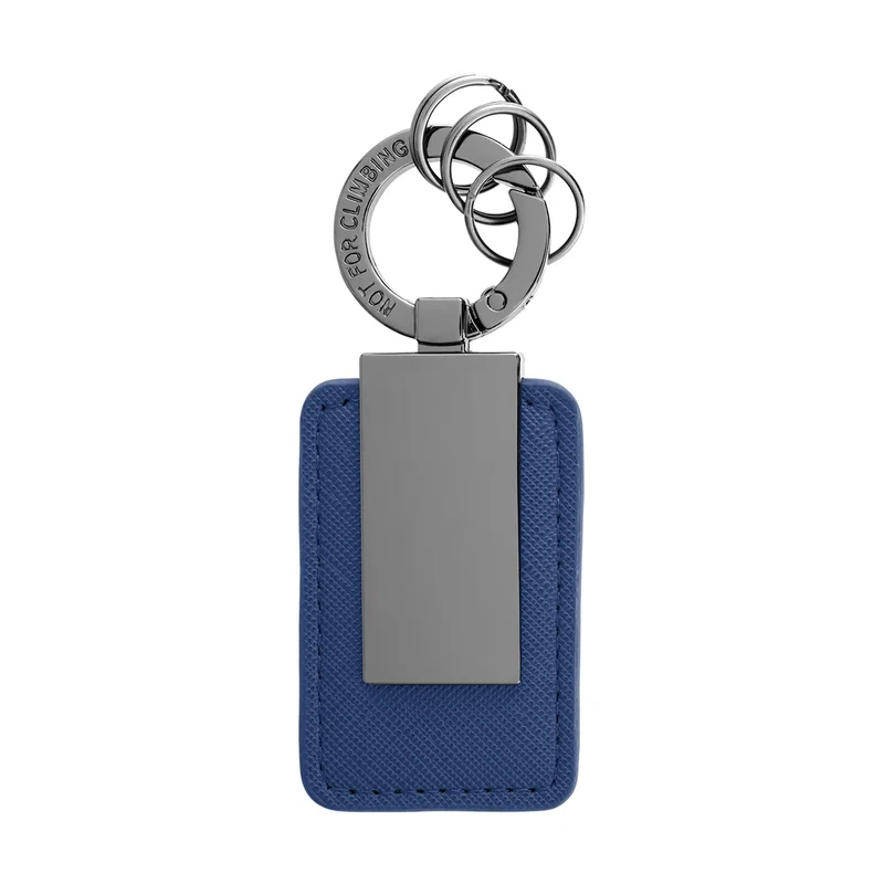 Leatherette Carabiner Clip Key Tag — view 7