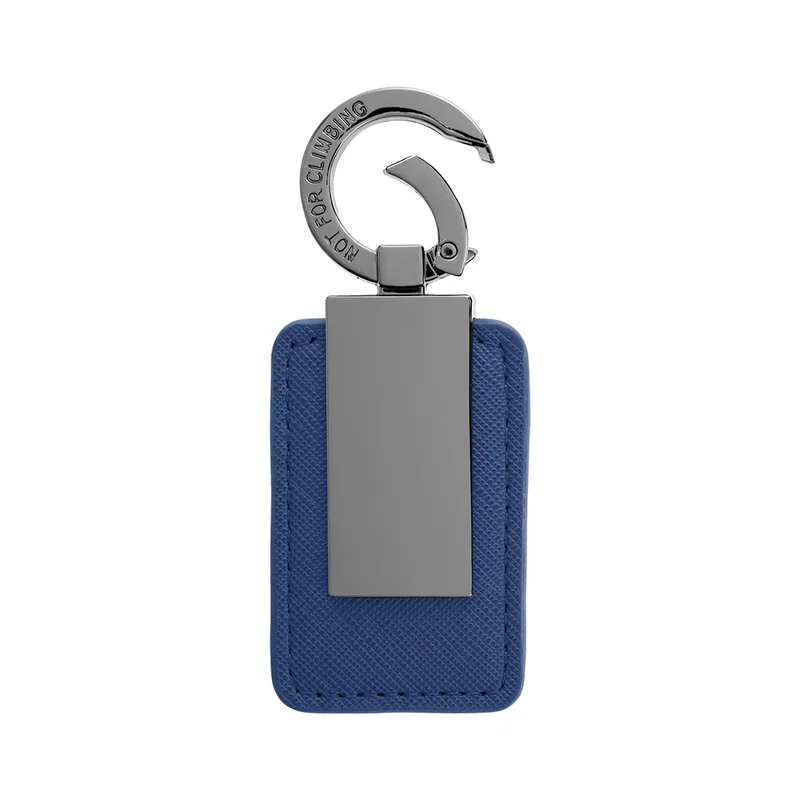 Leatherette Carabiner Clip Key Tag — view 8