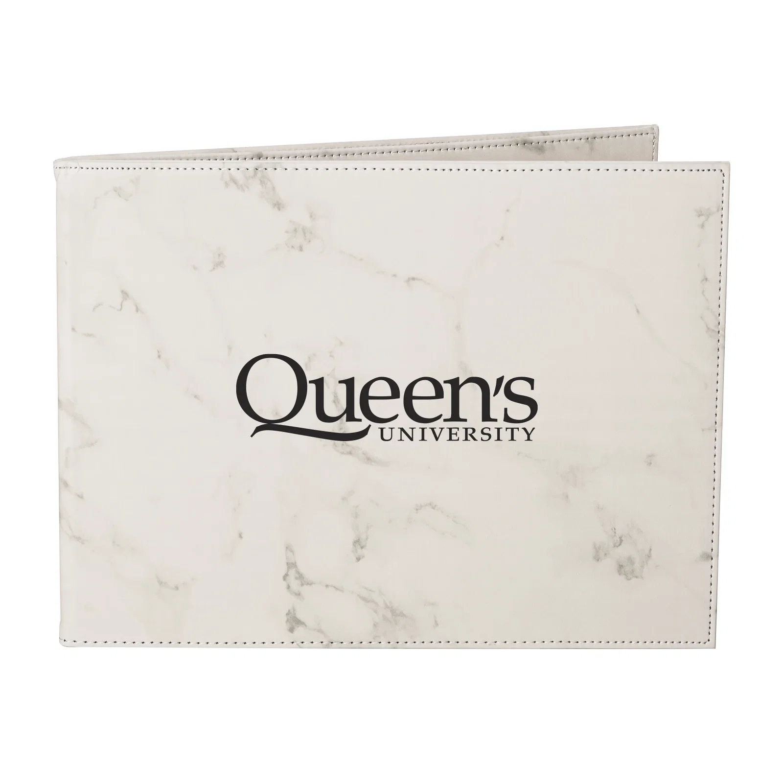Custom Laser-Engraved Soft Leatherette Certificate Holder with Window for dealer and partner awards