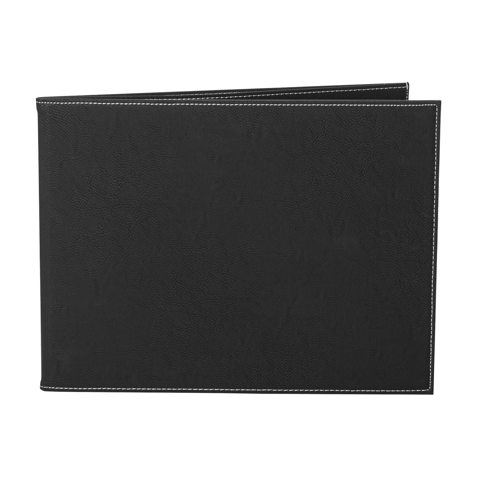 Personalized Laser-Engraved Soft Leatherette Certificate Holder with Window for sales achievement awards