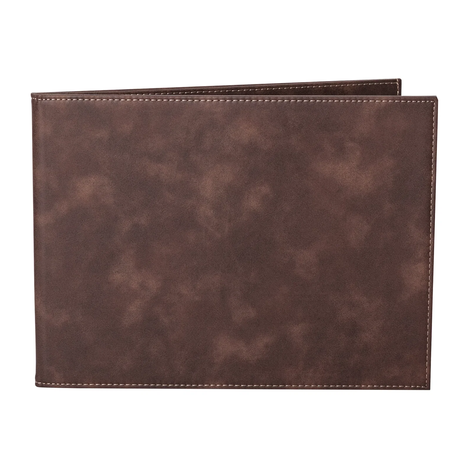 Personalized Laser-Engraved Soft Leatherette Certificate Holder with Window for dealer and partner awards