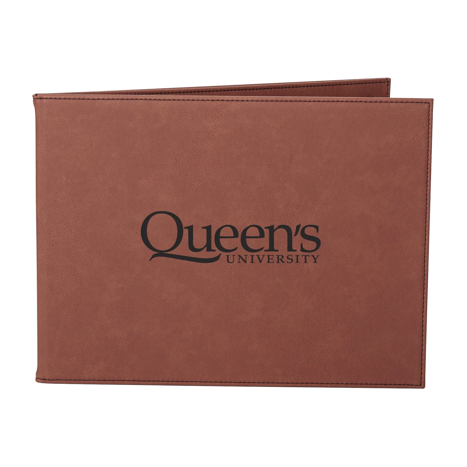 Custom Laser-Engraved Soft Leatherette Certificate Holder with Window for safety achievement programs