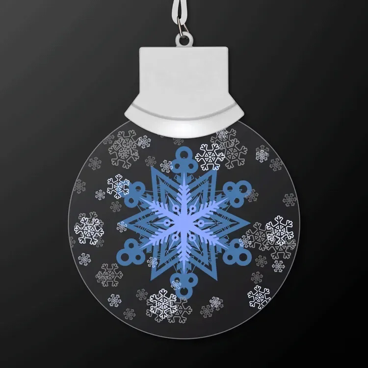 LED Animated Snowflake Necklace — view 3
