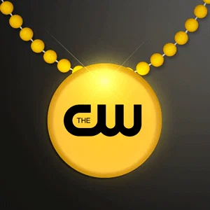 LED Circle Badge with Beads — view 3