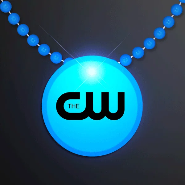 LED Circle Badge with Beads — view 6