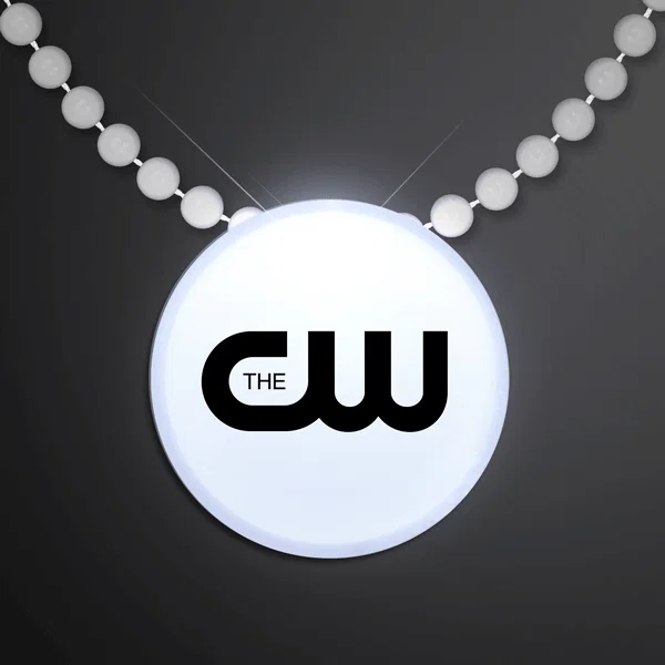 LED Circle Badge with Beads — view 7