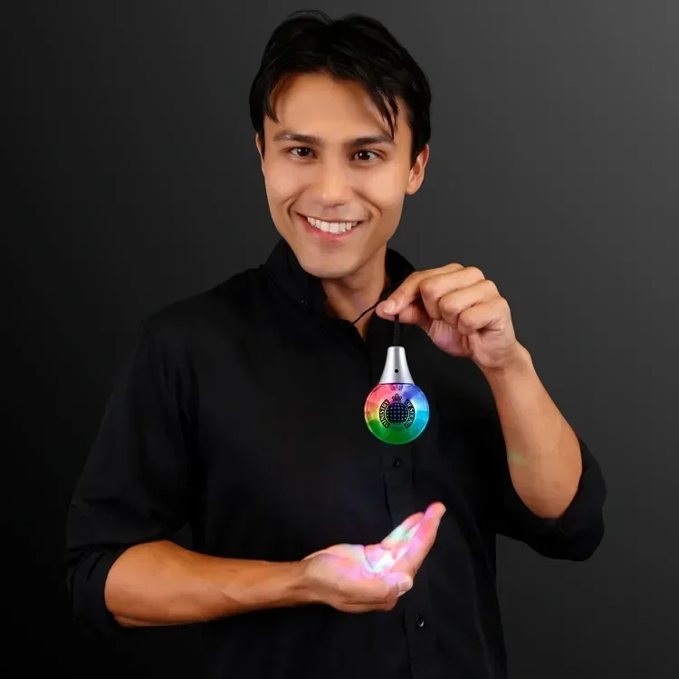 LED Disco Ball Necklace — view 2