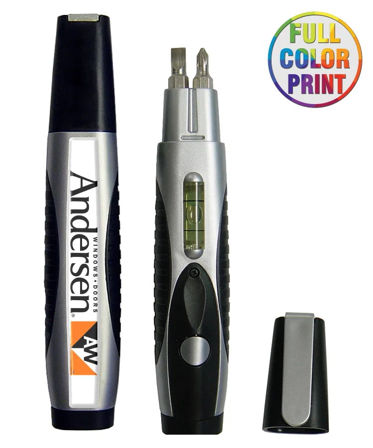 LED Flashlight with Screwdriver and Level Multi-Tool — view 2