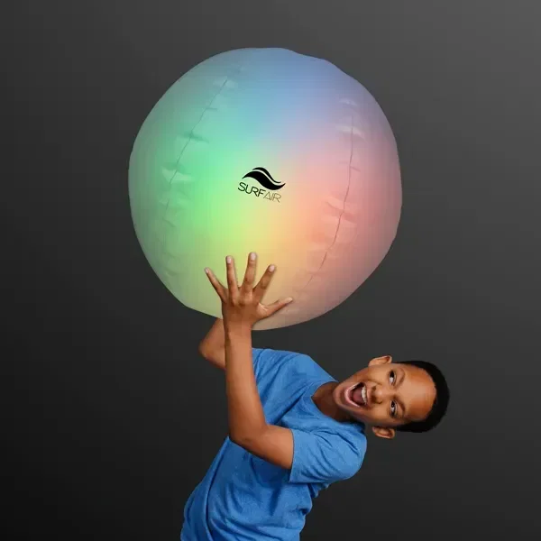 LED Jumbo Inflatable Glow Ball - 20" Diameter — view 2