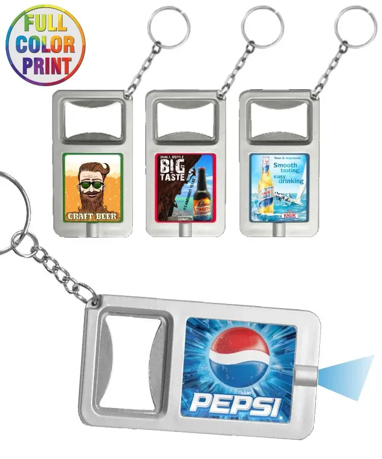 LED Keychain with Built-In Bottle Opener — view 2