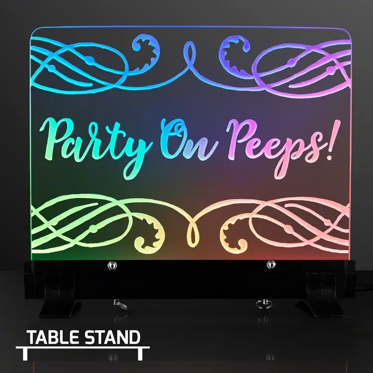 LED Lighting Write-On Board Sign — view 3