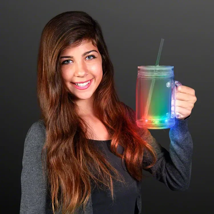 LED Mason Jar Travel Cup — view 2