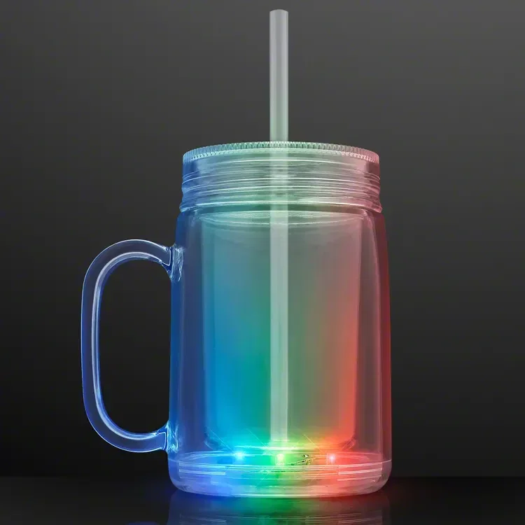 LED Mason Jar Travel Cup — view 3