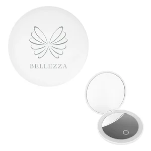 LED Mirror With Dual Magnification