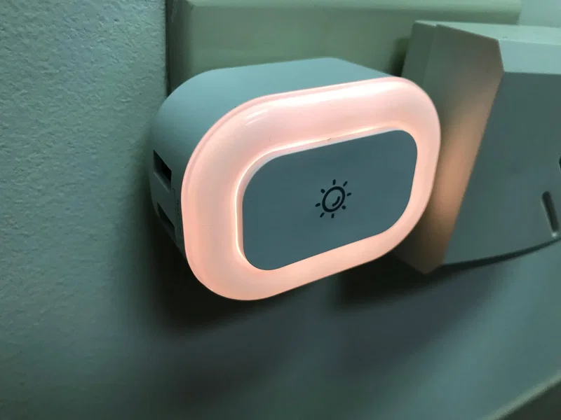 LED Night Light USB Wall Charger - Customizable Design — view 12