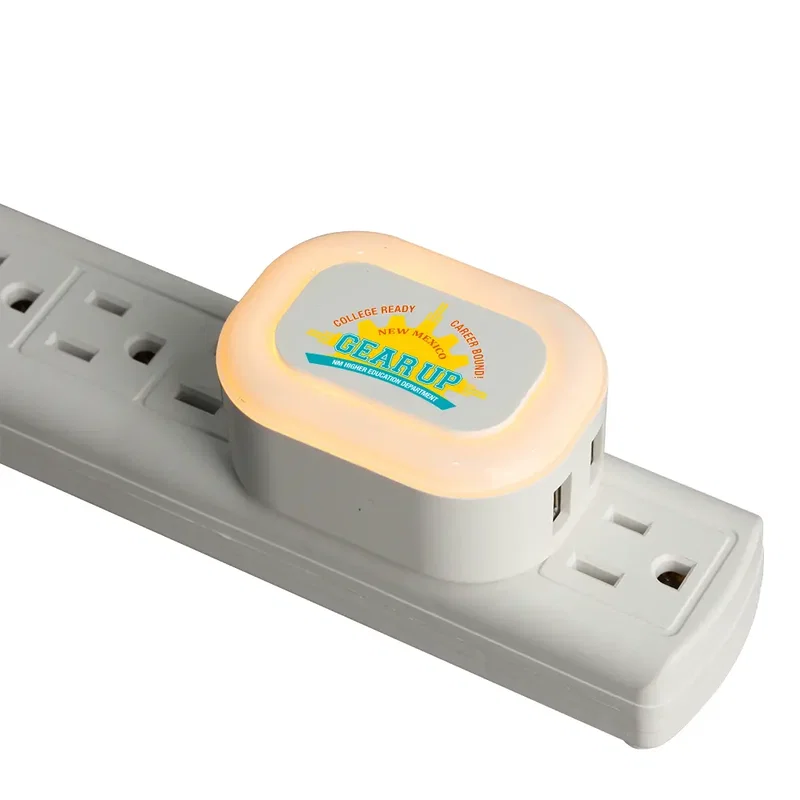 LED Night Light USB Wall Charger - Customizable Design — view 6