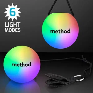 LED Poi Ball Swirling Light Toy