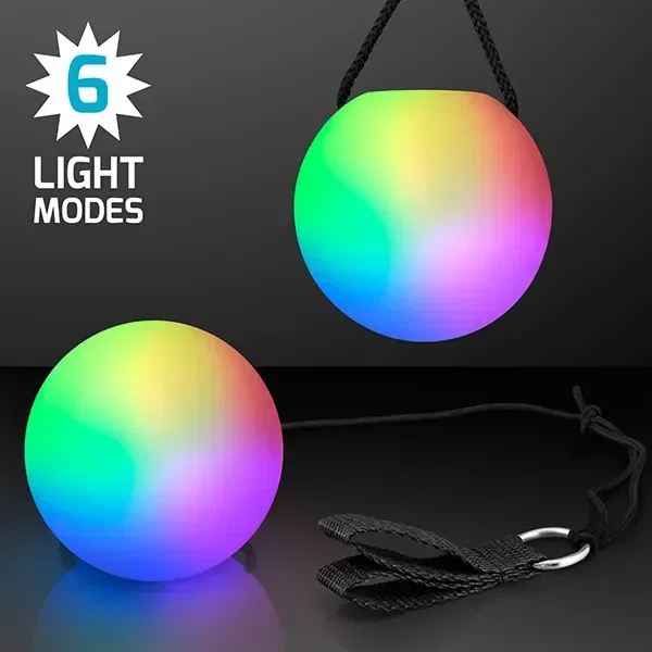 LED Poi Ball Swirling Light Toy — view 2