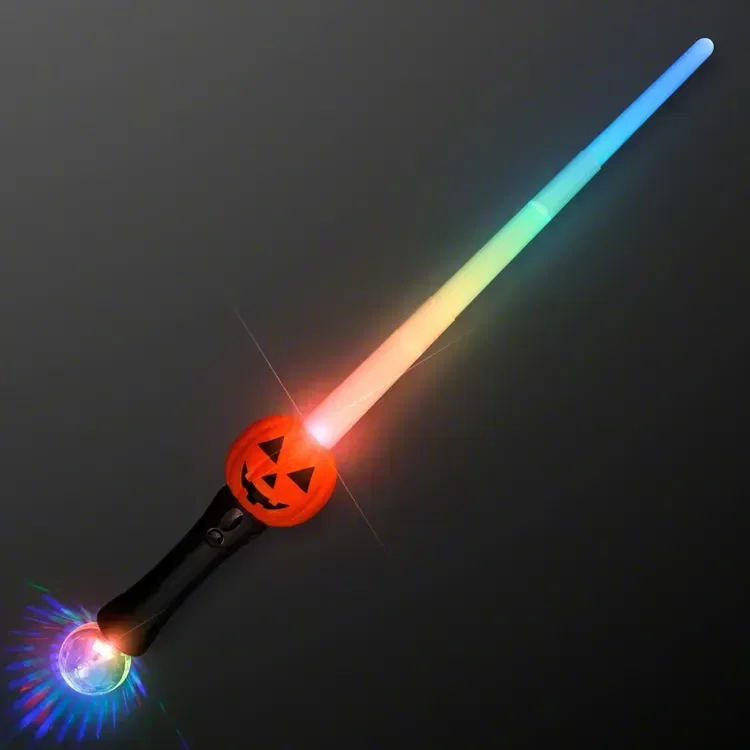 LED Pumpkin Toy Sword Expanding Saber — view 3