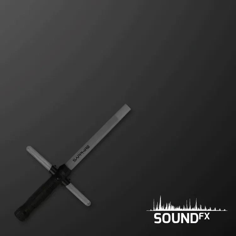 LED Red Cross Saber with Sound, Expandable