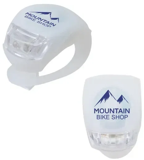 Custom Printed LED Silicone Bike Light — view 4