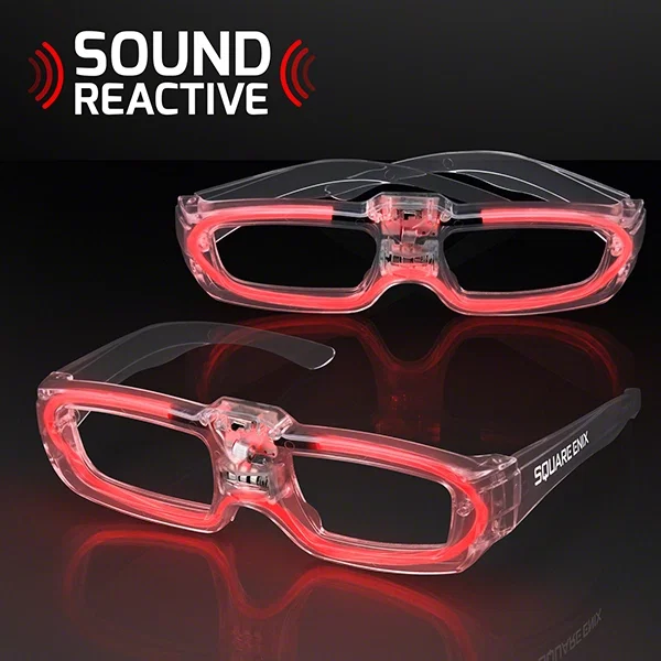 LED Sound Activated 80s Party Shades — view 4