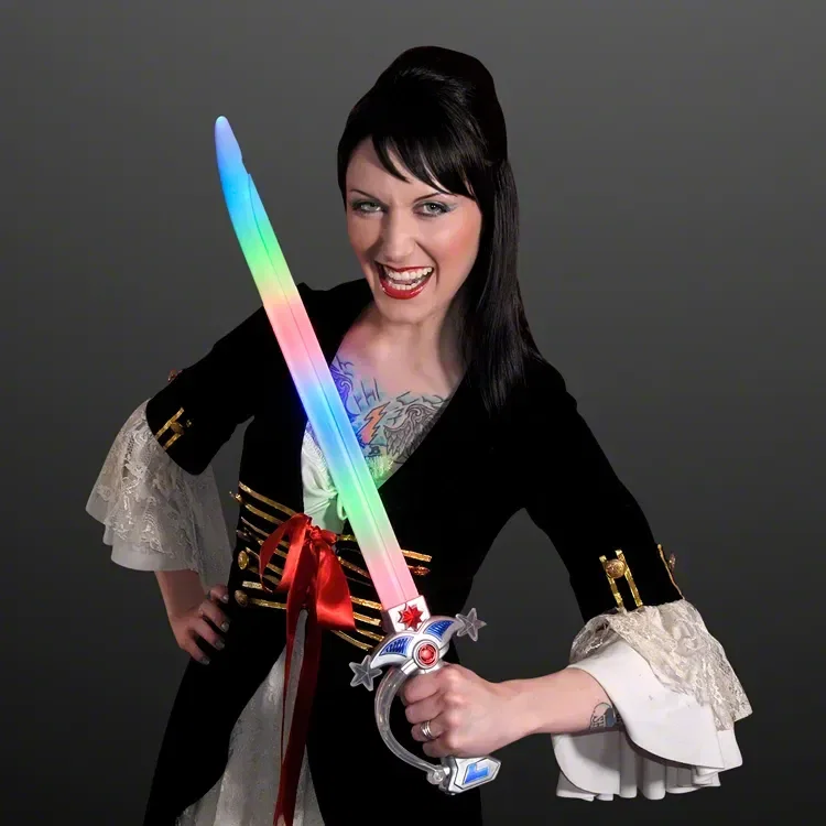 LED Swashbuckler Pirate Swords — view 3