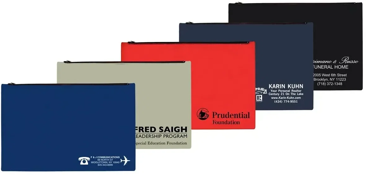 Custom Zippered Legal Size Portfolio — view 3