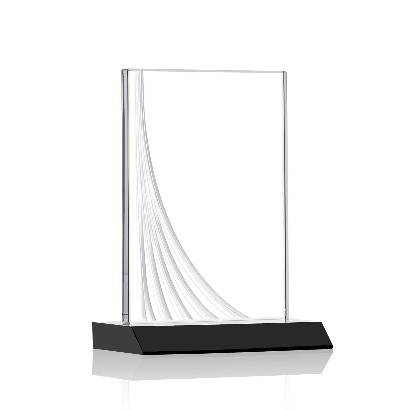 Promotional Starfire Crystal Award With Liquid-Crystal Accent Lines, awards for safety achievement programs