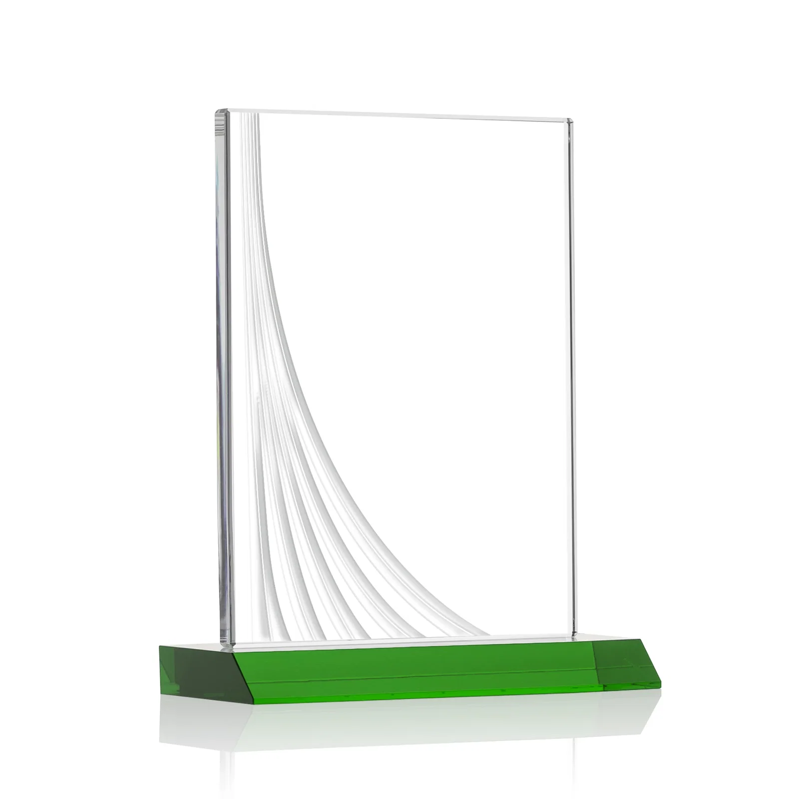 Branded Starfire Crystal Award With Liquid-Crystal Accent Lines, awards for sales achievement awards