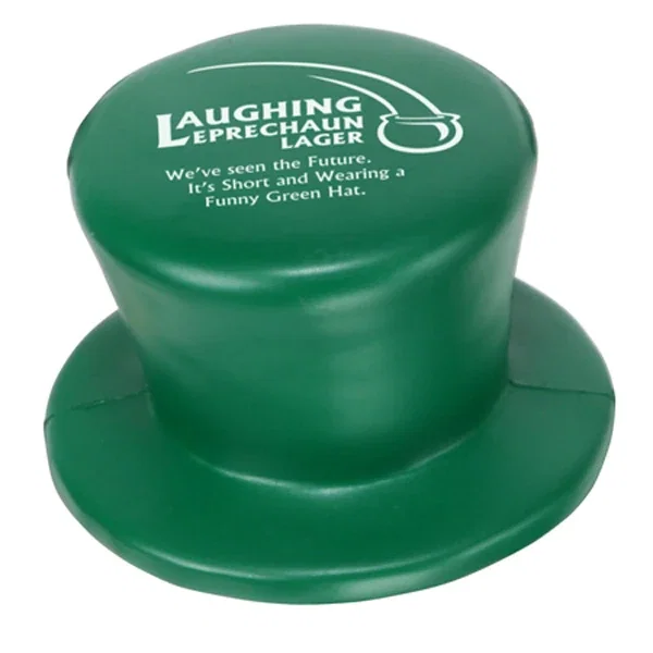 Leprechaun hat shaped stress reliever