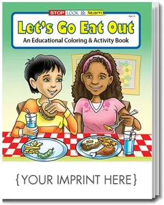Let's Go Eat Out Coloring & Activity Book