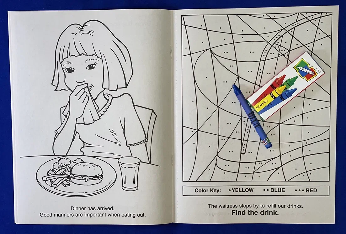 Let's Go Eat Out Coloring & Activity Book — view 2