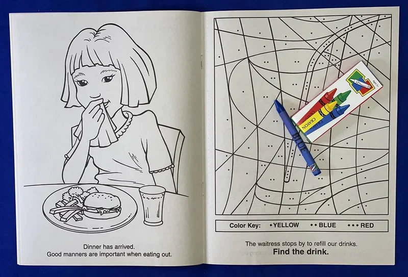 Let's Go Eat Out Coloring & Activity Book — view 2