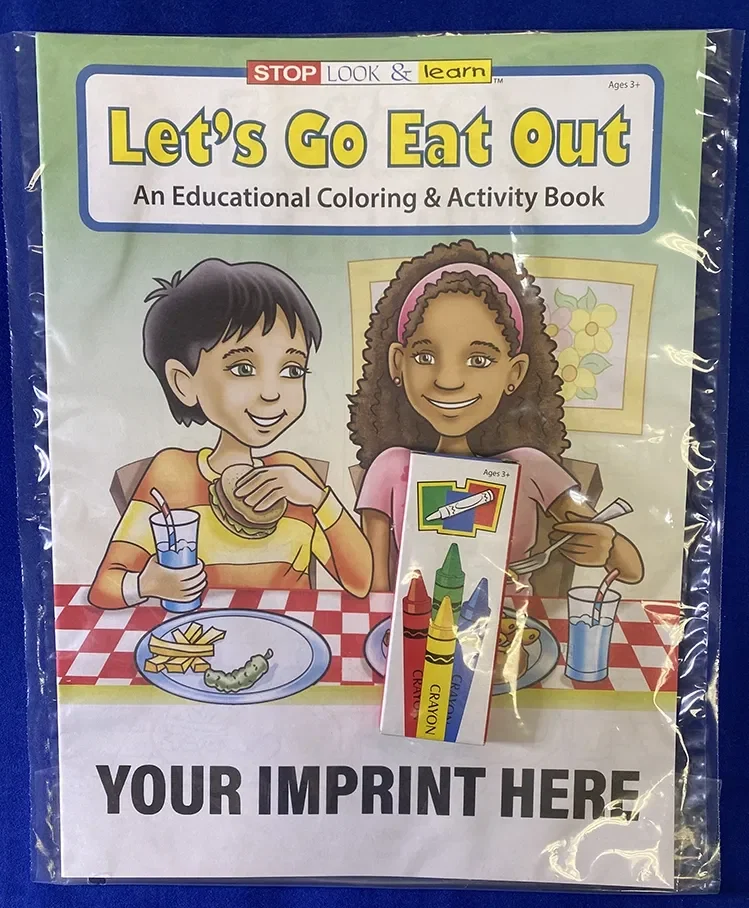 Let's Go Eat Out Coloring & Activity Book — view 3