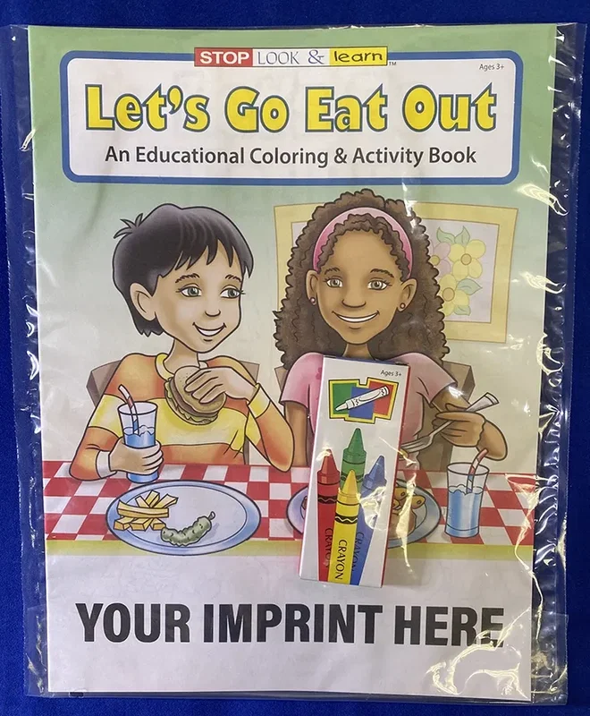 Let's Go Eat Out Coloring & Activity Book — view 3