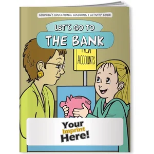 Let's Go to the Bank Coloring Book