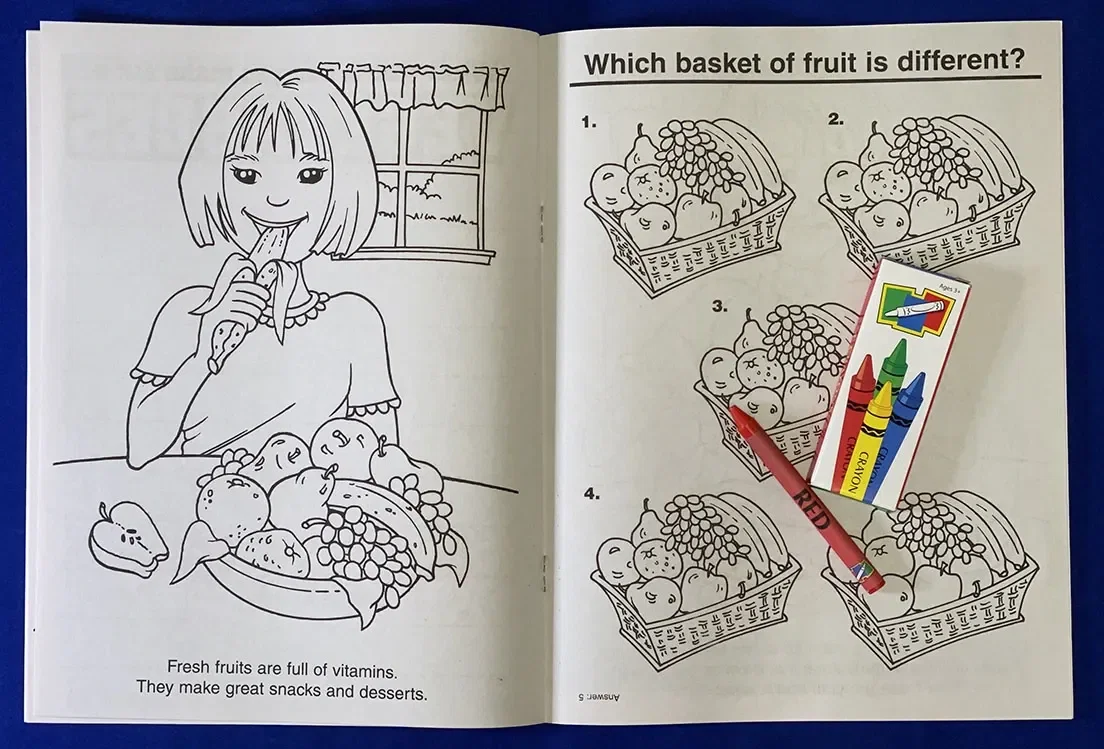 Let's Practice Good Nutrition Coloring Activity Book — view 2