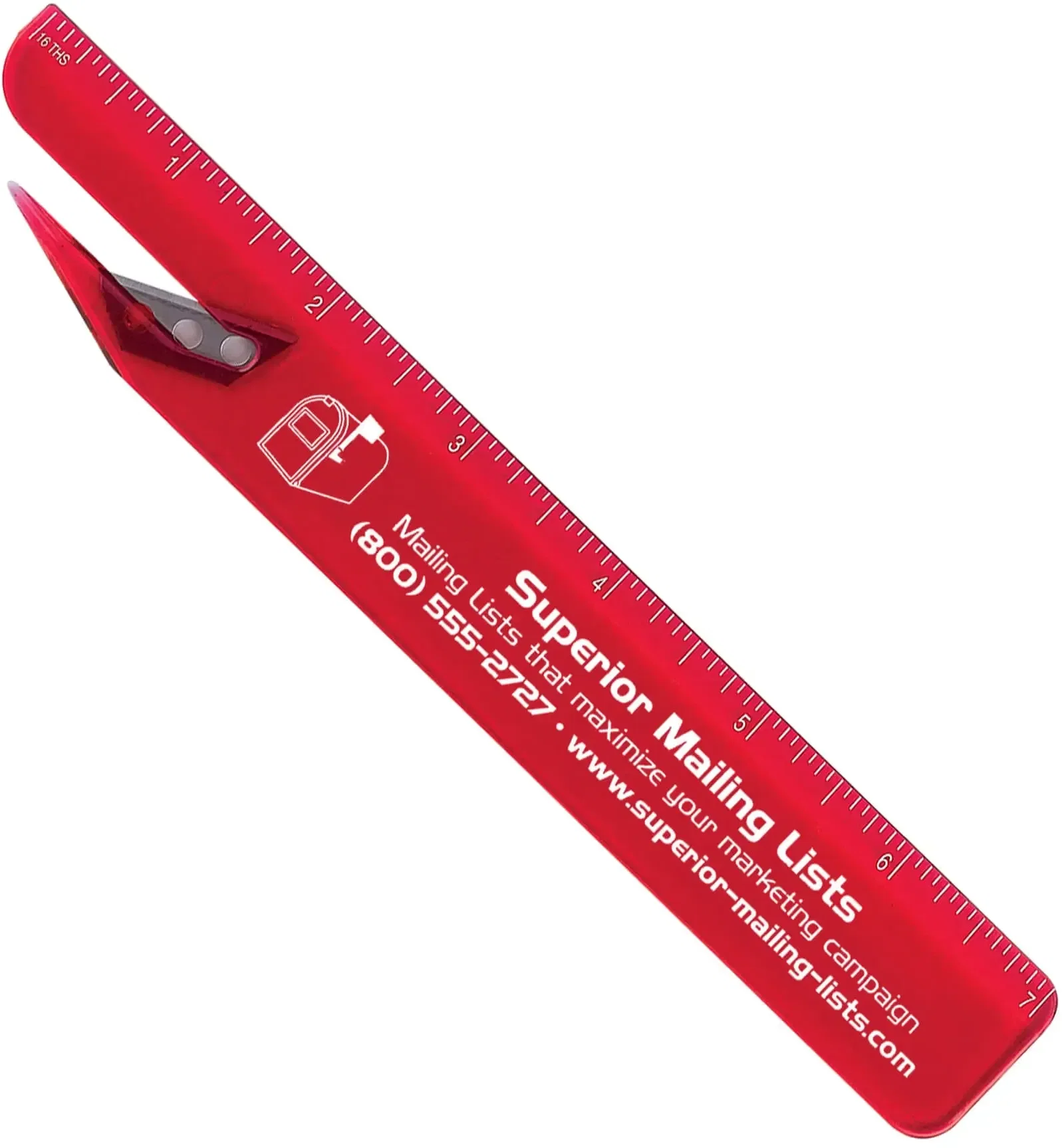 Custom Ruler with Letter Slitter — view 2