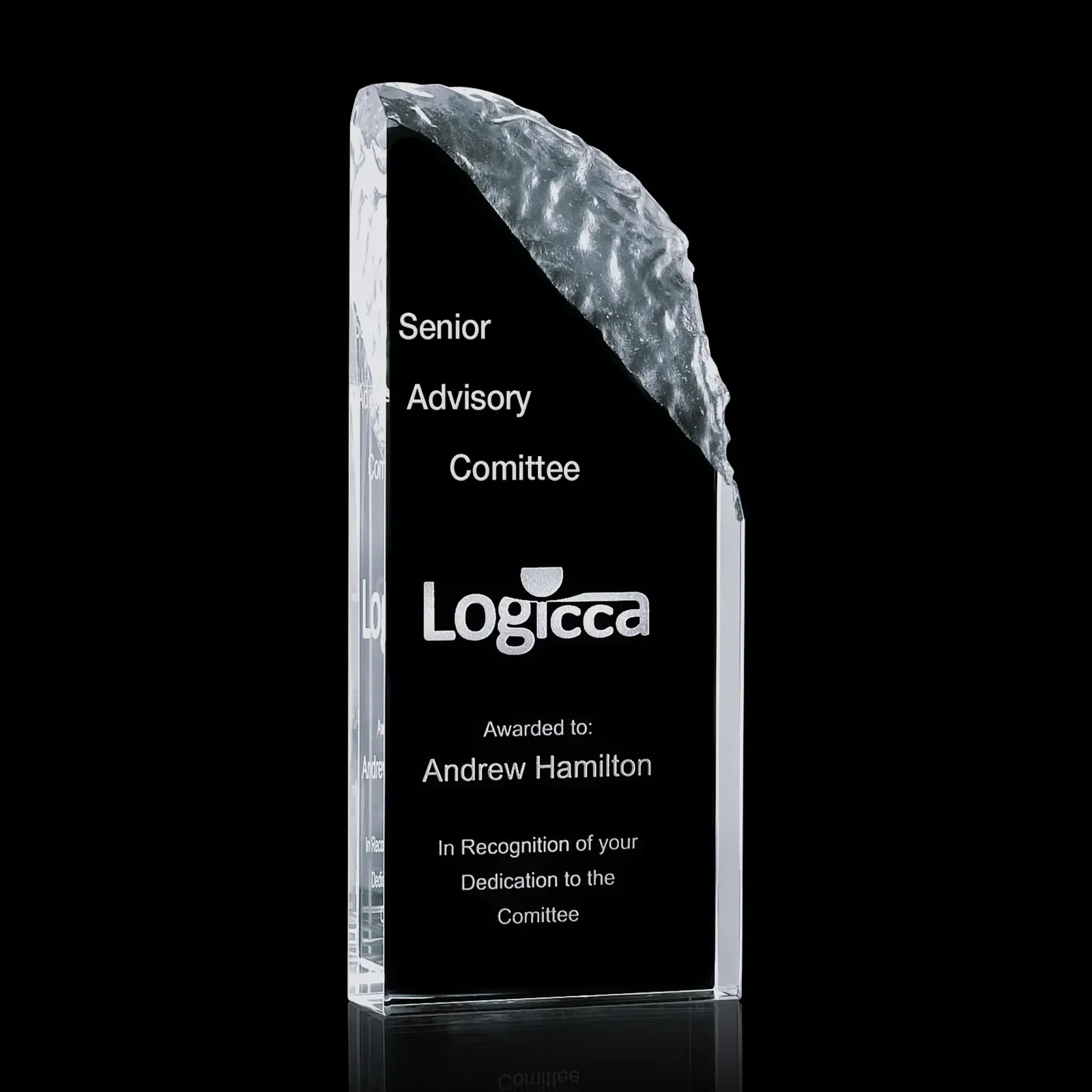 Levitan Custom Crystal Recognition Award