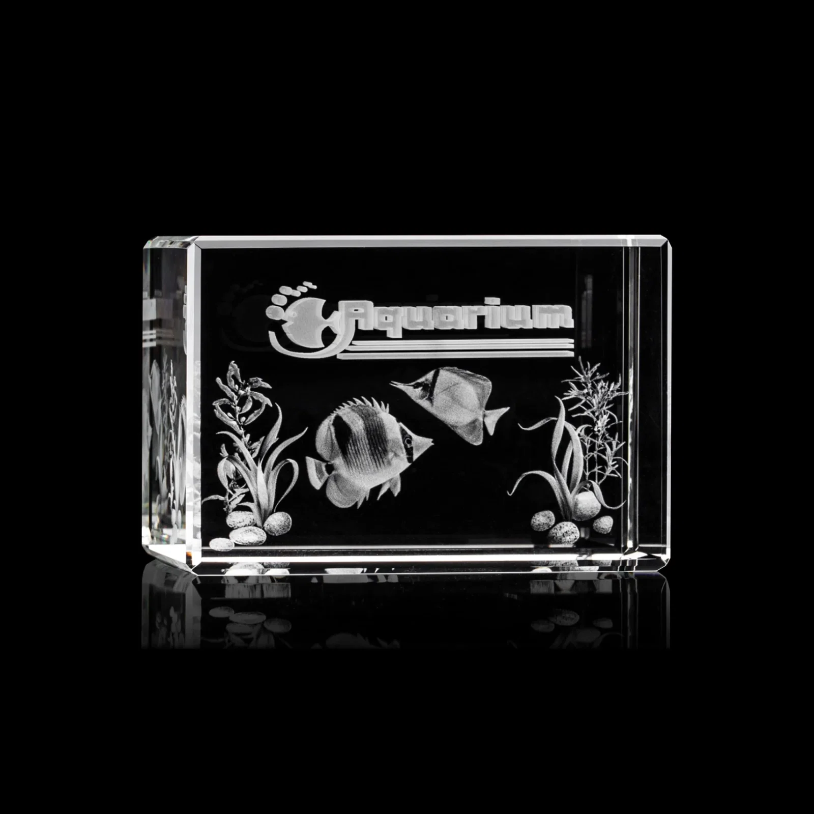 Custom Beveled Crystal Block Award, 2"-4.5" in 5 Sizes, client appreciation gift for volunteer appreciation