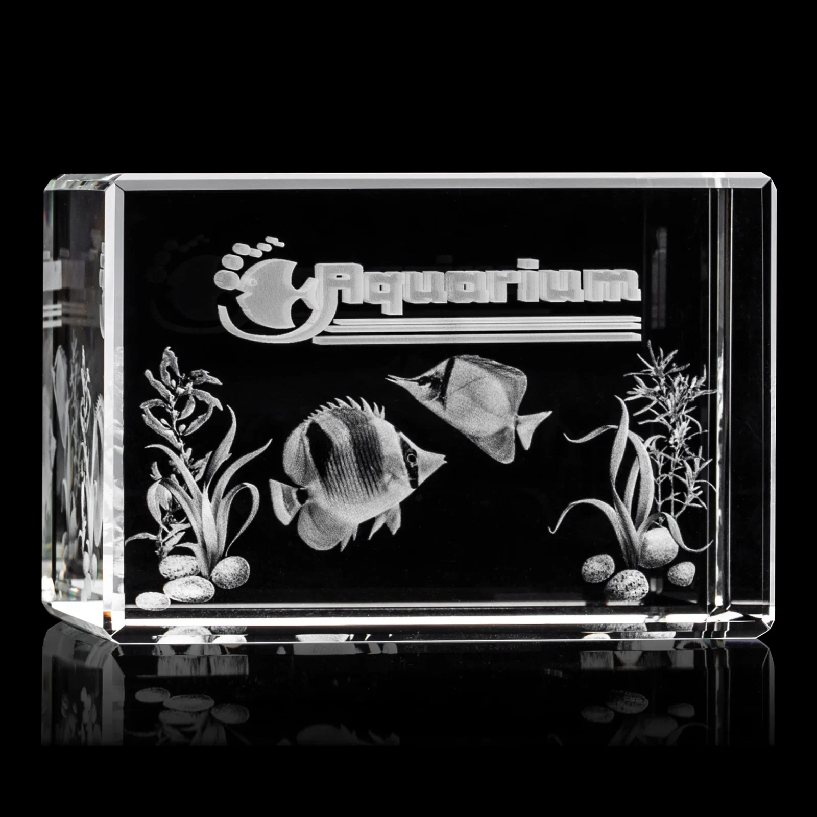 Personalized Beveled Crystal Block Award, 2"-4.5" in 5 Sizes, client appreciation gift for corporate award ceremonies